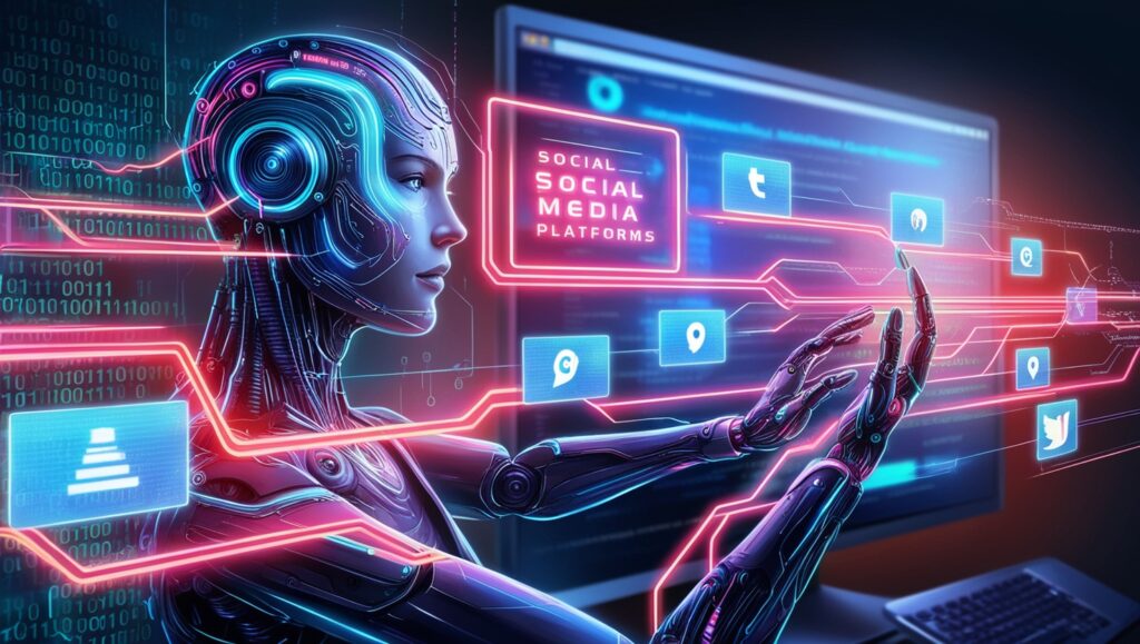 AI social media content marketing